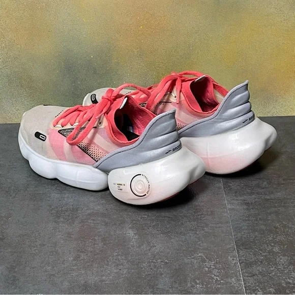 Brooks Aurora-BL Women's Running Shoes Grey/Coral/Black Size 7B - Picture 11 of 16